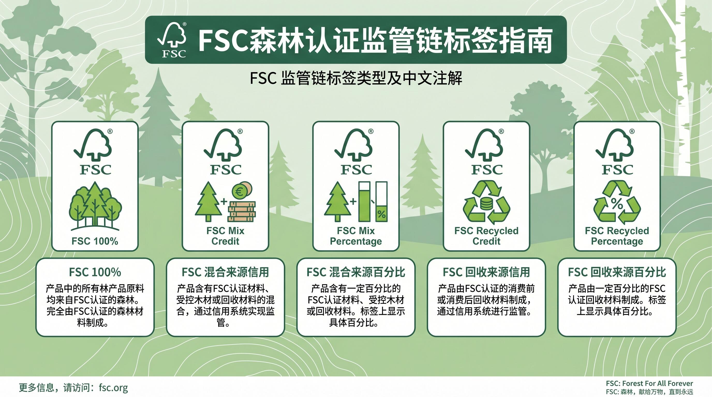FSC CoC认证标签使用规范封面图