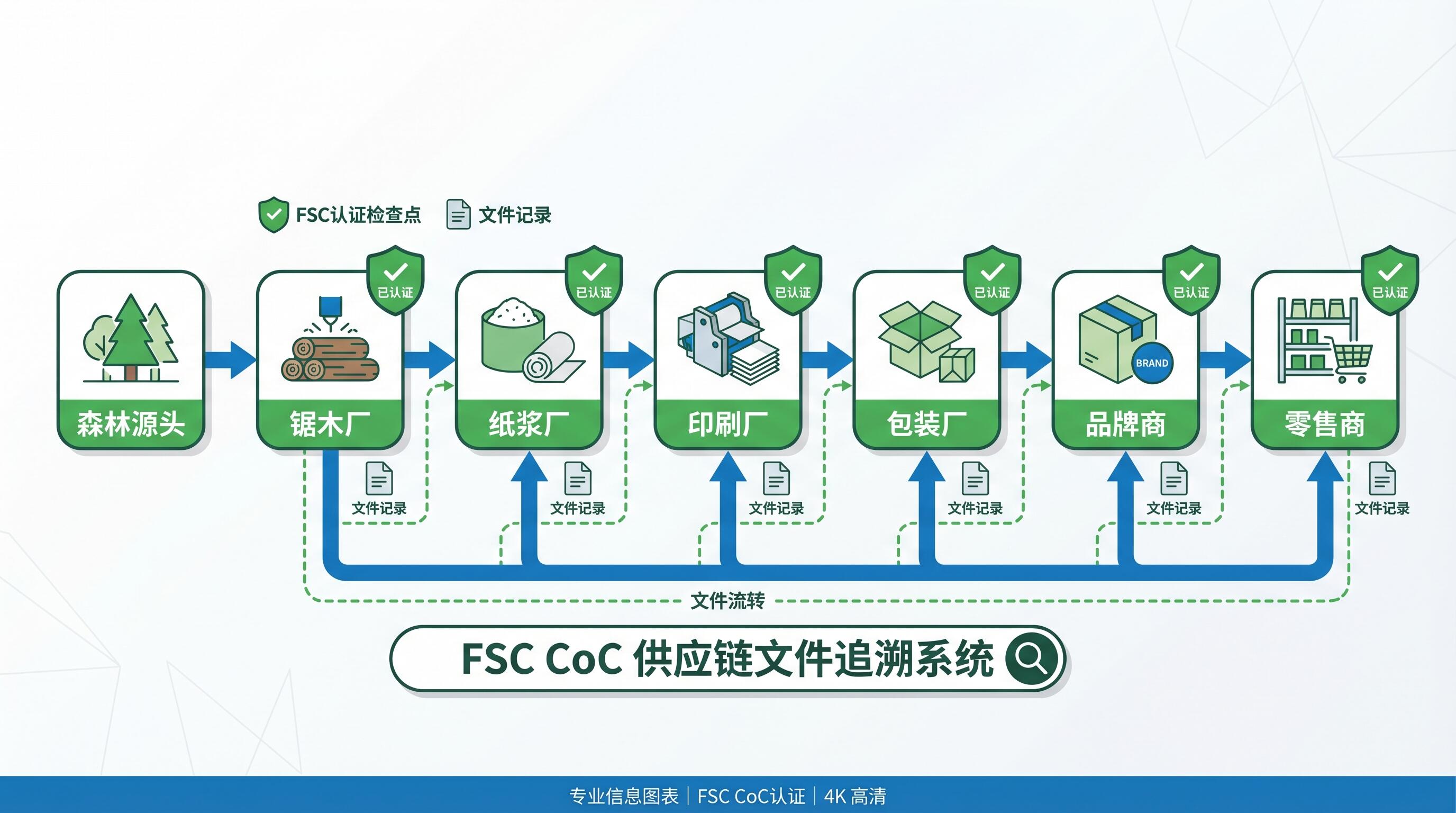 FSC产销监管链CoC认证文件追溯系统建立指南封面