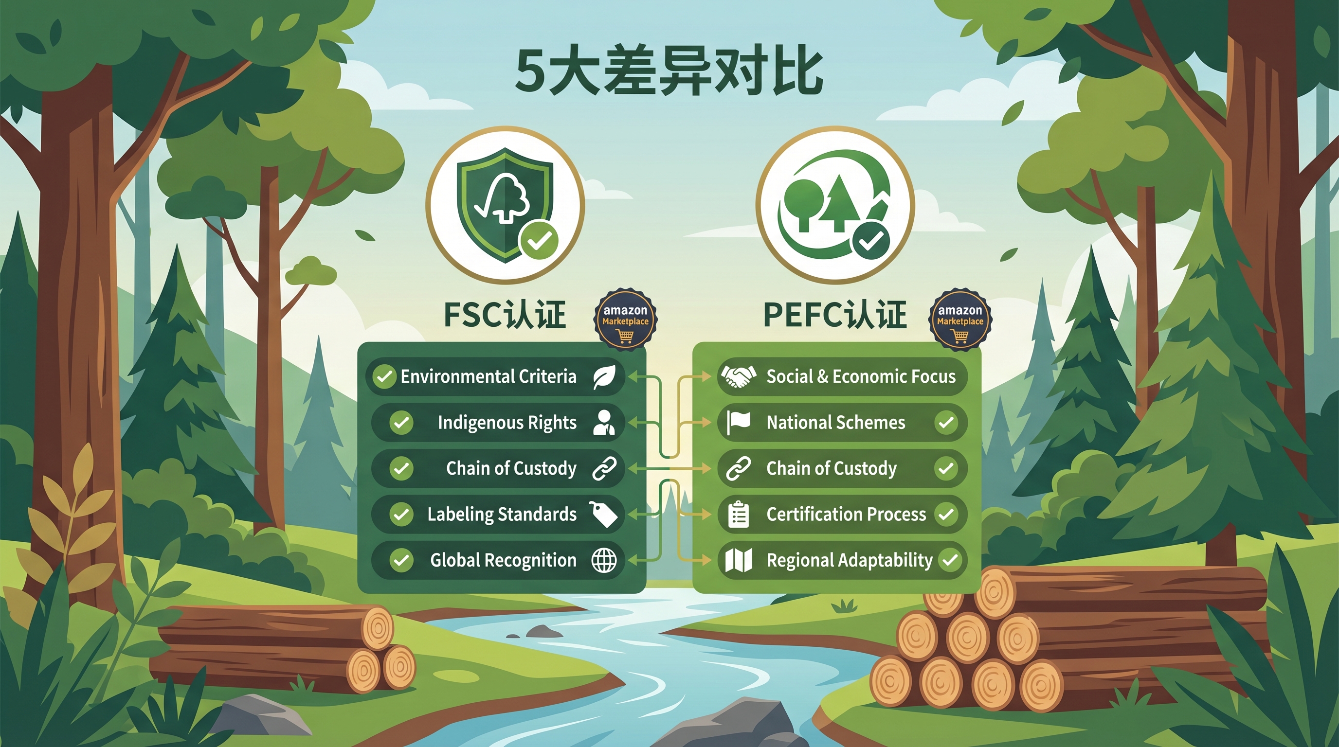 FSC认证与PEFC认证对比分析封面图