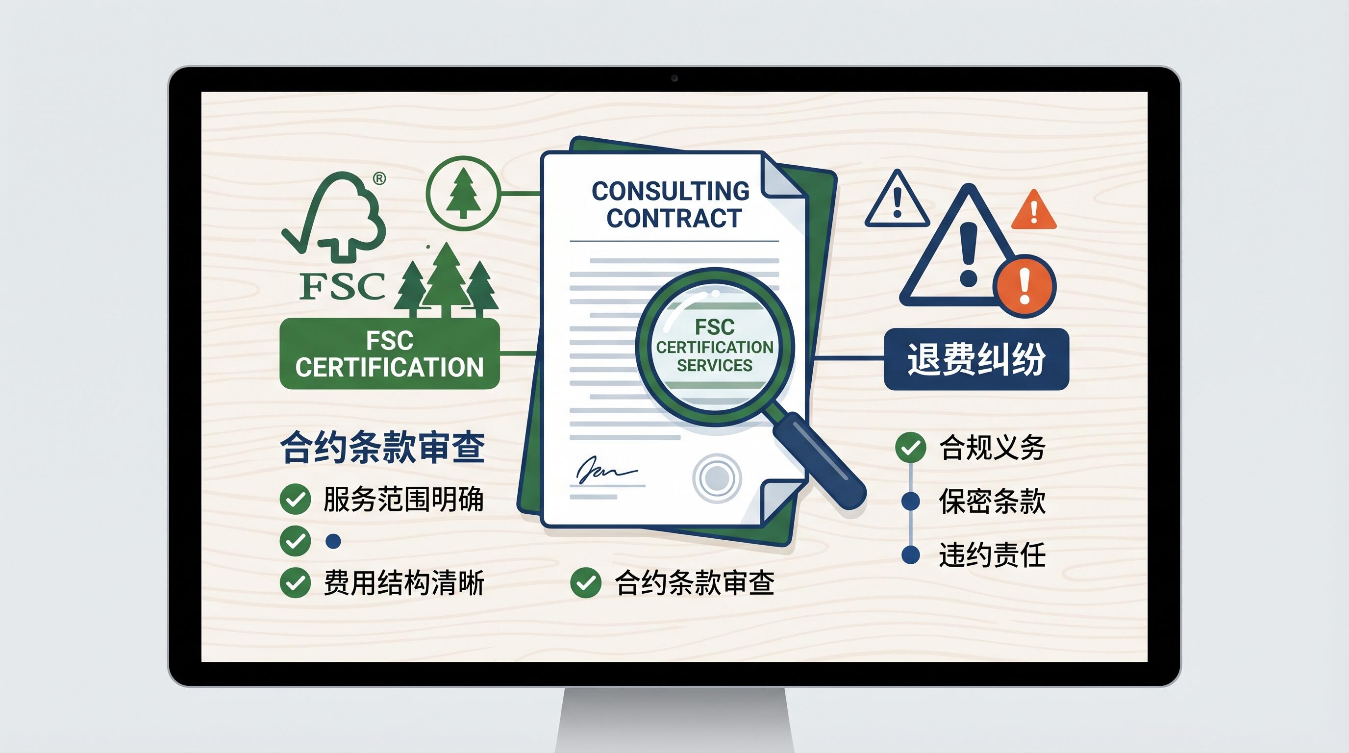 FSC认证辅导合约陷阱与退费纠纷处理完整指南