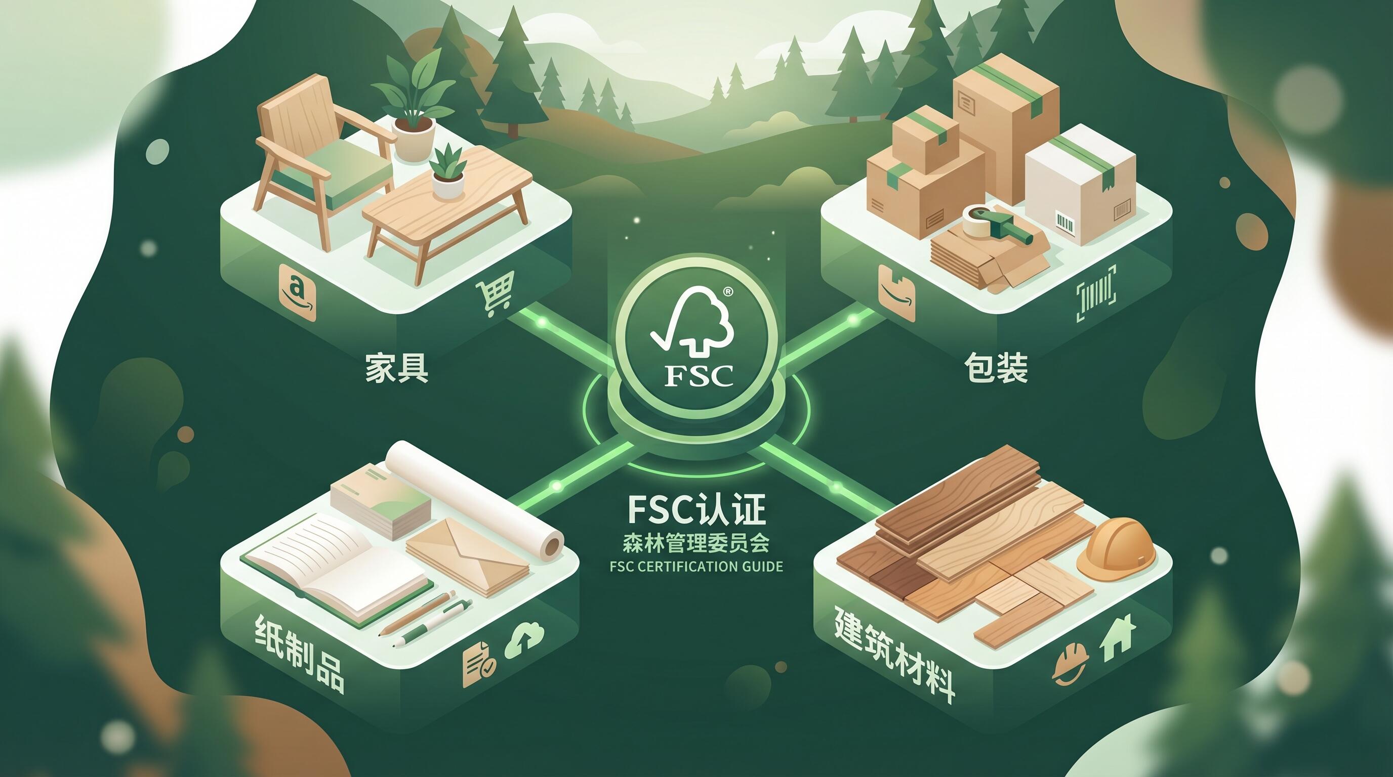 FSC认证家具包装纸品建材行业应用指南封面