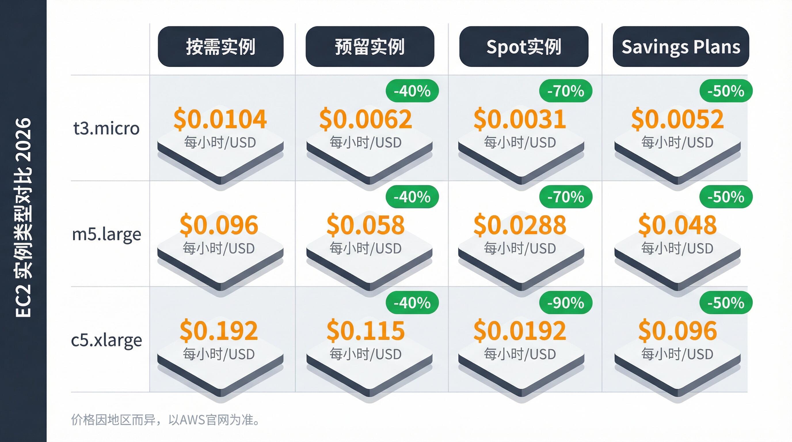AWS全球数据中心区域分布示意图