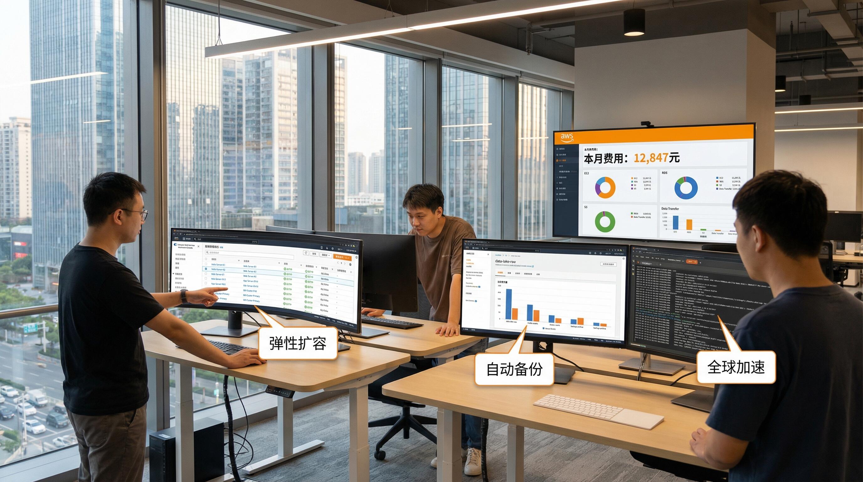 AWS机器学习与AI服务产品矩阵图