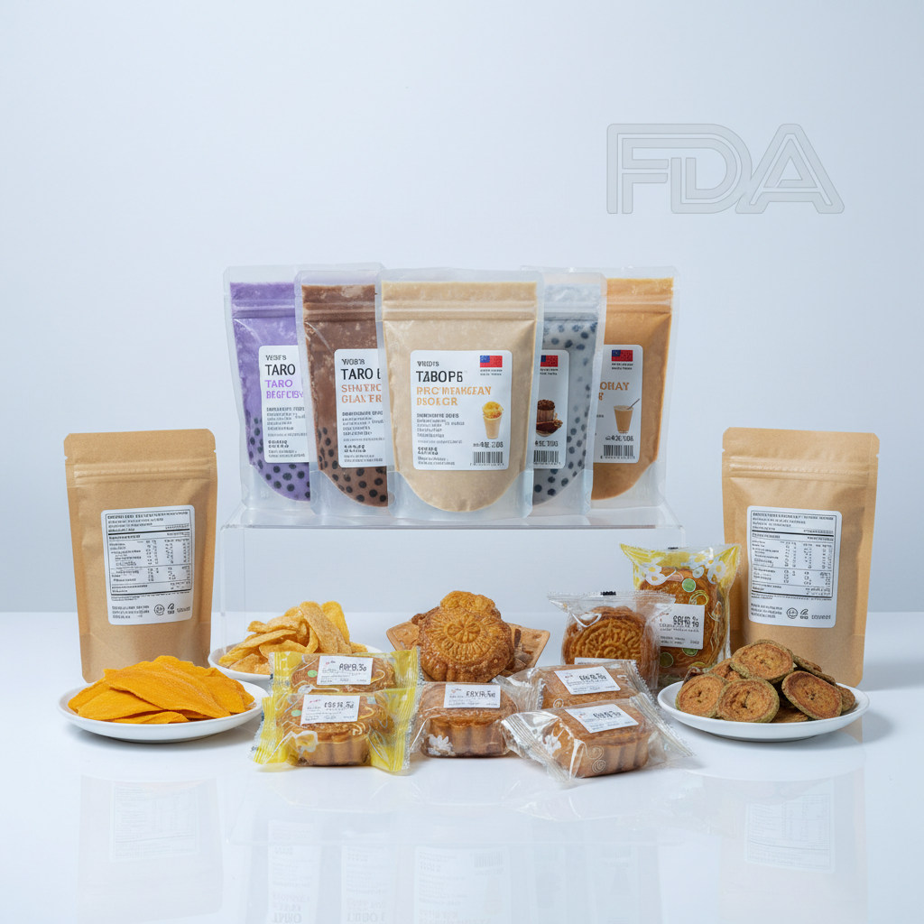 台灣食品出口美國FDA註冊與關稅申報完整流程圖