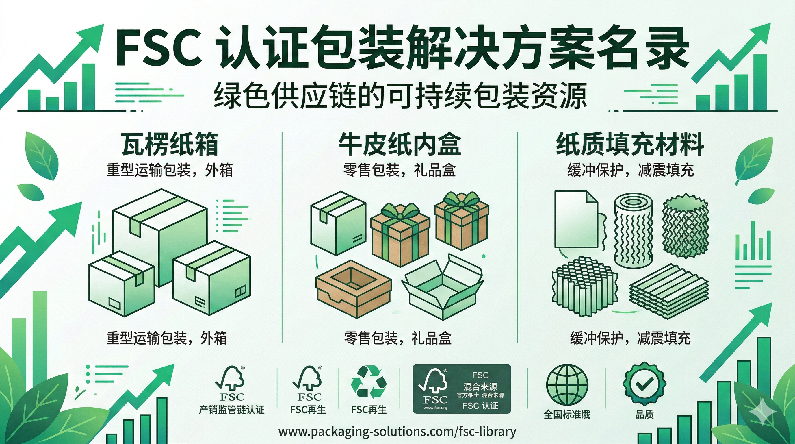 FSC 认证包装方案库架构图,包含瓦楞纸箱、牛皮纸内盒、纸质填充物三大类别 30 种选型,适用于亚马逊 CPF 认证包装设计 2026 FSC 认证包装方案库架构图,包含瓦楞纸箱、牛皮纸内盒、纸质填充物三大类别 30 种选型,适用于亚马逊 CPF 认证包装设计 2026